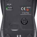 Logitech MK335 Quiet Wireless Keyboard and Mouse Combo - Black/Silver Keyboard and Mouse Combo Wireless, Ambidextrous