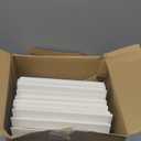 Fainne 150 Pack Photo Folders 4x6Inch Cardboard Picture Frame Photo Frame Thank You Cards Cardboard Folders Paper Greeting Cards Inserts for Portraits Christmas Wedding (4 x 6 Inch,White)