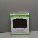 2025 Upgraded TV Antenna Indoor, 1900+ Miles Antenna for Smart TV, Long Range Digital HDTV Antenna for Local Channels with Amplifier Signal Booster Support 8K 4K 1080p