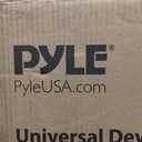 Pyle Projector Stand Tripod, Height Adjustable 28"-46" Portable Laptop and DJ Equipment Stand with Angle Tilt Tray, Heavy Duty Metal Construction, Foldable Design, 20" x 16" Platform