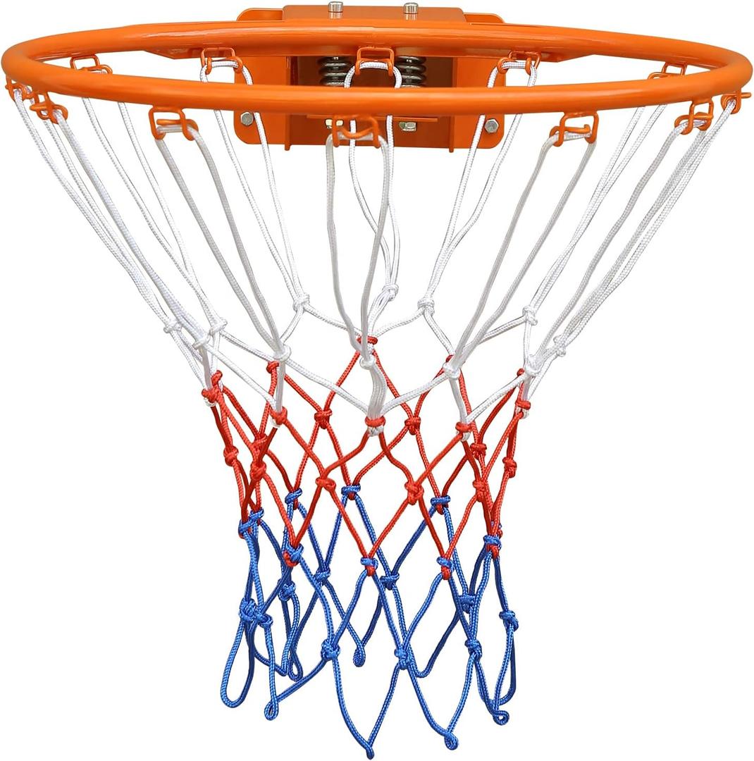Basketball Double Spring Solid Rim, 18 "Indoor and Outdoor