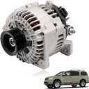 Alternator Compatible with Nissan Frontier 2008-2019, Pathfinder 2008-2012, Titan 2008-2015, Armada 2007-2015, Xterra & Infiniti QX56 & Suzuki Equator, 4.0L 5.6L, 12V 130A CW 7-Groove Pulley