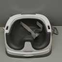 Ingenuity Baby Base 2-in-1 Booster Feeding and Floor Seat with Self-Storing Tray - Slate