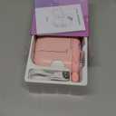 Microscope for Kids, 1000X Handheld Mini Portable Microscope with 8 Adjustable LED Lights, 2-Inch LCD Screen Pocket Microscope Camera for Toddlers-Education Christmas Birthday Gifts Toys for Girls (Pink)