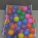 PlayMaty Colorful Ball Pit Balls - Phthalate Free BPA Free Plastic Ocean Balls for Kids Swim Pit Fun Toys 100 Pieces for Toddlers and Baby Playhouse Play Tent Playpen Pool