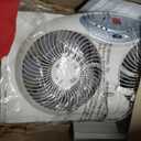 Bionaire Window Fan with Reversible Airflow Blades 3-Speed Settings, Programmable Thermostat, LED Display, Remote Control, Fits 2436" Windows, No Assembly Required