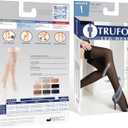 Truform Sheer Compression Stockings, 15-20 mmHg, Women's Thigh High Length, 20 Denier, Nude, X-Large