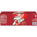 3 x 7UP Cherry Flavored Soda, 12 fl oz cans, 12 pack