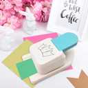Punches for Paper Crafts 1.5, 2 or 2.5 Inch Gift Tag Paper Punches for Scrapbooking Craft Perfurador DIY Puncher (Style B)