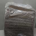 ELYKEN 28 Inch Christmas Tree Collar, 5-Piece Xmas Tree Skirt for Artificial Trees, Handcrafted Plastics Wicker Tree Base Cover with Cord Cut-Out Rustic Farmhouse Tree Ring for Home Decor,Brown-round Pp, 28 Inch