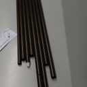 KAMANINA Double Curtain Rod 72 to 144 Inches(6-12 Feet) Antique Bronze Curtain Rods for Windows 66 to 120 Inches, 7/8 Inch Heavy Duty Drapery Rod with Twisted Cage Finials