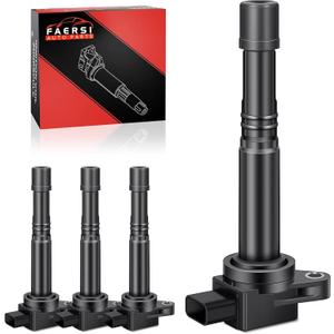 Set of 4 Ignition Coils Pack Replacement for L4 2.0L 2.4L- 2003-2007 Honda Accord& 2002-2011 Civic& 2002-2009 CRV& 2003-2011 Element & 2002-2006 Acura RSX, Coil Pack Fit for UF311 UF583 C1382