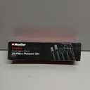 Mueller Flatware Set, 20-Piece Stainless Steel Silverware Set - Cutlery Set Service for 4 - Spoon, Knife, Fork, Salad Fork, Teaspoon - Dishwasher Safe