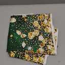 Renaiss 5x3ft Happy Birthday Backdrop Banner for Photoshoot Portrait Gold Diamonds Green Photography Background for Men Women 30th 40th 50th 60th 70th 80th Bday Party Decor Glitter Photo Booth Prop