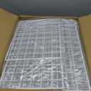 4-Tier Stackable Closet Organizers and Storage Basket, Foldable Closet Shelf Organizer System, Space-Saving Clothes Storage Drawer Organizer for Wardrobe, White (Patent Pending)