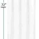 CSI Bathware 66" W x 72" L Assure Heavy-Duty Vinyl Shower Curtain in White