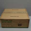 46 Inch Ceiling Fans with Lights and Remote Control, Farmhouse Ceiling Fan for Bedroom Living Room and Patio, Black Caged Ceiling Fan for Indoor and Outdoor