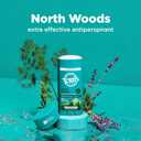 Toms of Maine North Woods Antiperspirant for Men and Women, No Artificial Fragrances, Dyes, or Preservatives, Baking Soda Free, 48-Hour Odor and Sweat Protection, 3.25 oz (1 Pack)