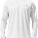 Roadbox Mens UPF 50+ UV Sun Protection Shirts Outdoor Long Sleeve SPF Rash Guard for Fishing Hiking Swimming Running, XL
