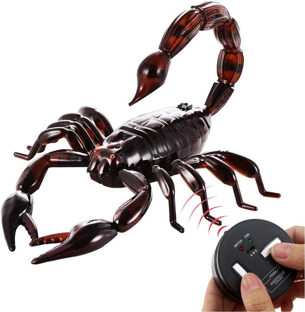 Tipmant Realistic RC Scorpion Remote Control Animal Vehicle Car Electric Scary Toy Halloween Kids Birthday Gift