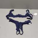 Avidlove Sexy Lingerie Set for Women Lace Bra and Panty Sets Underwire Push Up Lace Lingerie Set XS-XXL (Large, Navy Blue)