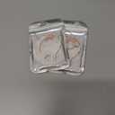 2 x Christmas Tree Decorations, Acrylic Animal Christmas Ornaments, Home Decoration, Party Decoration, Small Animals on The Moon (White Wolf)