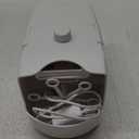 Bubble Machine, Automatic 18000+ Per Minute Big Bubbles Blower Maker for Kids Toddlers with 2 Speeds,6 Wands,Operated by Plugin or Batteries for Outdoor/Indoor Birthday Parties,Wedding (White)