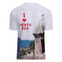 SAMERM Puerto Rico Shirt for Men Quick Dry Crop Top Printed Hispanic Heritage Month Boricua Rican Flag T-Shirt (M)