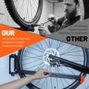 Swivel Bike Rack Wall Mount, 2 PCS Bike Hanger Wall Mount, Vertical Bike Rack, Sturdy Bike Storage Hook, No Heavy Lifting Required Indoor Hanging Bike Organizr