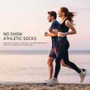 Ankle Socks Womens Running Athletic No Show Socks Cushioned 5-8 Pairs (One Size Fits All)