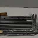 Whitmor 36 Pair Over The Door Shoe Rack, 12 Tier Hanging Shoe Organizer, Heavy Duty Metal & Mesh Shoe Holder, Hanging Shoe Rack for Closet Organizer & Storage, 69" L x 21.7" W x 7.5" H, Gunmetal Gray