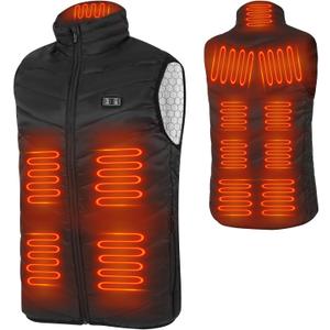D1D9 Heated Vest for Women Men 13 Heat Zones Electric Warming Waistcoat Lightweight Unisex Clothing (Battery Not Included)