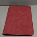 Trading Card Binder, 9 Side Loading Pocket Card Album Hold Up to 540, Zipper Binder for Collection, TCG Holder for Sports, Yugioh, MTG etc. (Red  9)