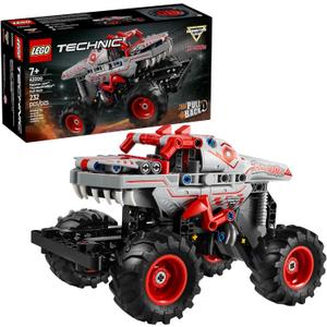 LEGO Technic Monster Jam ThunderROARus Pull-Back Monster Truck Toy - Building Toy for Kids, Boys and Girls, Ages 7+ - Creative Gift Idea for Lovers of Trucks - 42200