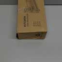 Sponge Holder for Kitchen Sink, Kitchen Sink Caddy with Suction Cup, Sink Organizer Rack for Kitchen Accessories, 304 Stainless Steel Dish Scrubber Holder Self Draining for Sponge, Soap, Dish Brush (White)