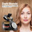 2 x IMPERIO Root Touch Up Hair Powder for Concealing Hair Loss instantly - Hairline Powder for Women & Men - Water resistant Root Cover Up for Thinning Hair in Premium Hairdressing Quality (Dark Blonde)