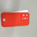 for iPhone 14 Pro Case with Card Holder Slim, Thin Silicone Wallet Phone Case with Credit Card Slot for Women Men, Soft Rubber Gel TPU with Pocket Shockproof Camera Cover, Red