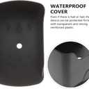 Hemoton Waterproof Doorbell Cover with Sun Glare Shield 6.69X4.13X3.14 Inch Weather Resistant Plastic Protector for Control and Fingerprint Machines