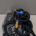 Flexi Hose Expandable Garden Hose with 8 Function Nozzle, 100FT - Lightweight Retractable Garden Hose, Water Hose - No-Kink Flexibility, 3/4 Inch Solid Brass Fittings and Double Latex Core