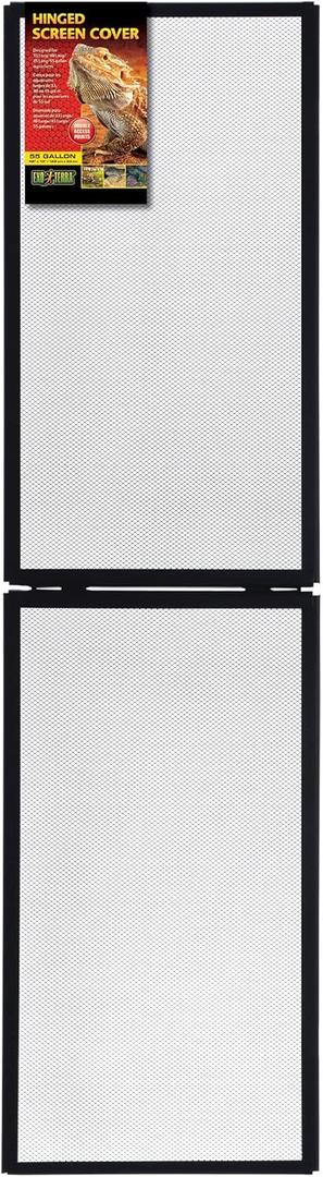 Exo Terra Screen Cover for Hinged Door, 55-Gallon, Small