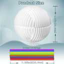 Sensory Activity Board Upgraded- 3D Sensory Activity Ball,Stress Relief Toy,Silicone Fidget Toy for Stress Relief,Anxiety,Autism,ADHD,Kids 3+ & Adults,with Travel Storage Bag & 16 Strings(Matte White)