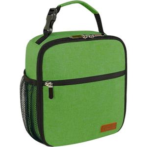 Femuar Lunch Box for Men Women Adults Small Lunch Bag for Office Work Picnic - Reusable Portable Lunchbox, Dark Green