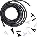 Windshield Washer Hose Kit-158 Inch (4M) Universal Washer Fluid Hose With 12pcs Hose Connector, Connects The Water Tank And The Water Nozzle,Suitable For Most Cars, SUVs, Trucks (13pcs)