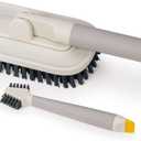 Joseph Joseph CleanTech Household Cleaning 2-Piece Set for Bathroom & Kitchen, Includes: 2-in-1 Tile Scrubber with Grout Brush and 3-in-1 Detail Brush with Nylon Scraper Tip