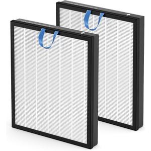 Vital 200S Replacement Filter Compatible with LEVOIT Vital 200S and Vital 200S-P Air Purifier, HEPA and High-Efficiency Activated Carbon Vital 200S-P Filter, Vital 200S-RF, LRF-V201-WUS, 2 Pack, White