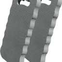 Thick Kneeling Pad 2 Pack, Waterproof, Comfortable Garden Kneeling Pads Stain Resistant, Multi-Functional Kneeler Pad for Gardening, Baby Bath, Yoga, Praying and Exercise (Deep Grey) (Gray)