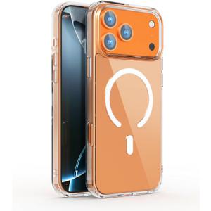 Classic Hybrid Clear Case for iPhone 17 Pro Max | MagSafe Compatible | Military-Grade Protection (Clear)