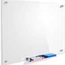 Acrylic Clear Non-Magnetic Dry Erase Board for Wall,White Board 48x36,Frameless Magnetic Dry Erase Board for Office,Classroom and Home/for Kids,Students,Adults.90120C