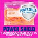 Ziploc Gallon Food Storage Slider Bags, Power Shield Technology for More Durability, 68 Count