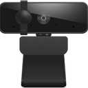 Lenovo HD 1080p Webcam (300 FHD)- Black w/ 95 Wide Angle, 360 Rotation Pan & Tilt, Dual Microphones, Privacy Shutter